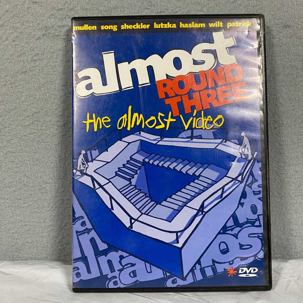 Almost Round Three The Almost Video DVD Skateboarding 2-Disc Set No 3D Glasses